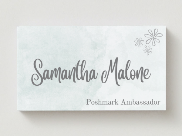 Fashion Clothing Poshmark Business Card Canva Template - Image 6