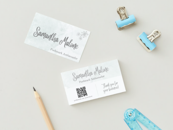 Fashion Clothing Poshmark Business Card Canva Template - Image 7