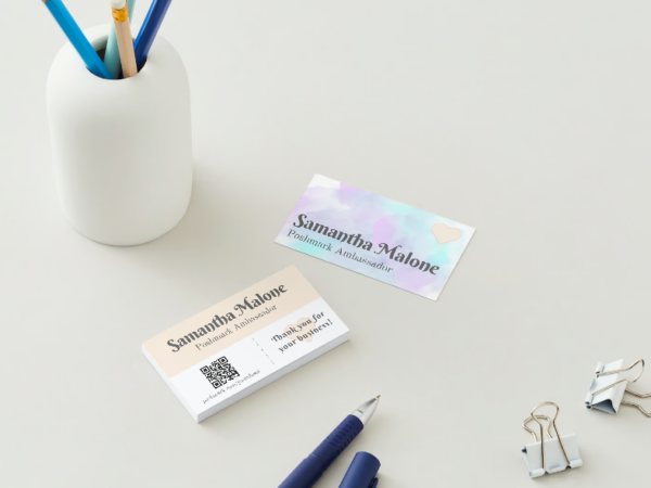 Mushroom Heart Poshmark Business Card Canva Template - Image 6